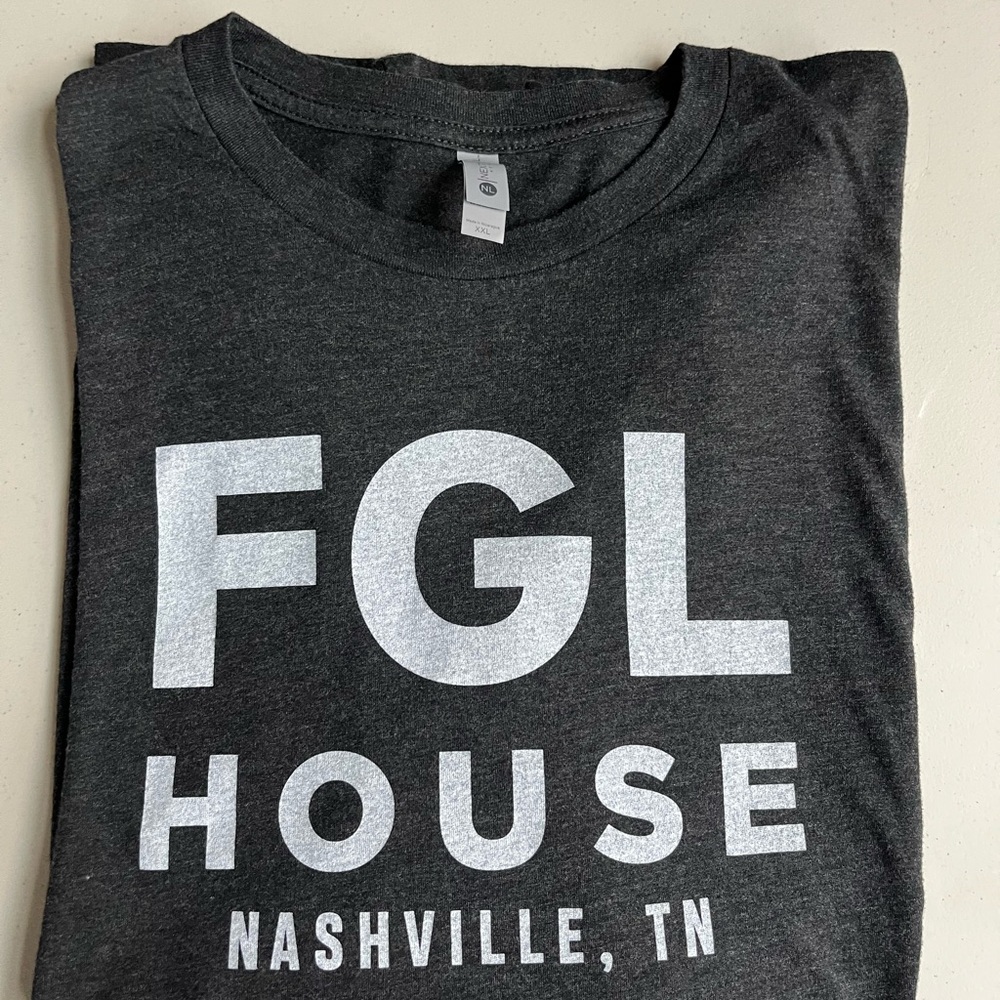 Nashville Florida Georgia Line FGL House Graphic Tee - Charcoal